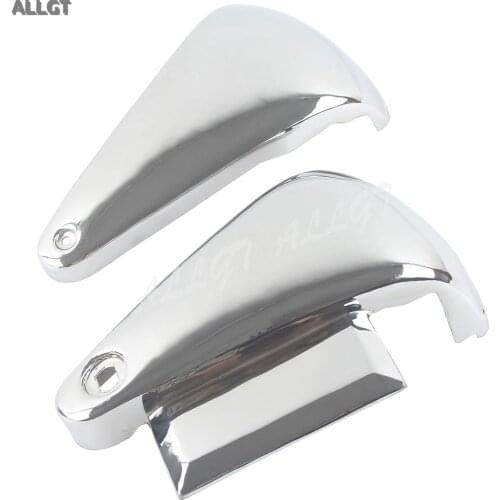 Chrome Steel Metal Battery Cover Set for Kawasaki Vulcan 800 VN800A 1995-2005