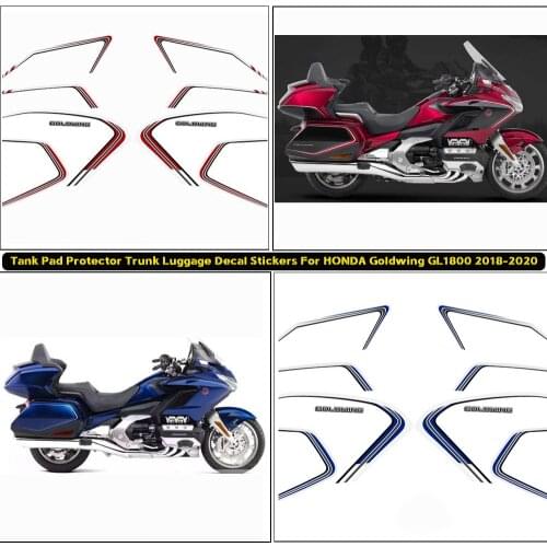 For HONDA Goldwing GL1800 Tank Pad Touring Car Sticker Decal Kit Case Protection Fairing Fender Motorcycle 2018 2019 2020