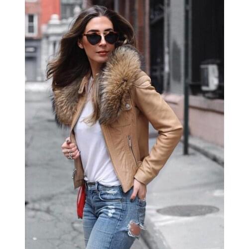 Natural Color Raccoon Real Fur Collar Scarf Genuine Big Size Scarves Warp Shawl Neck Warmer Stole Muffler with Clip Loops