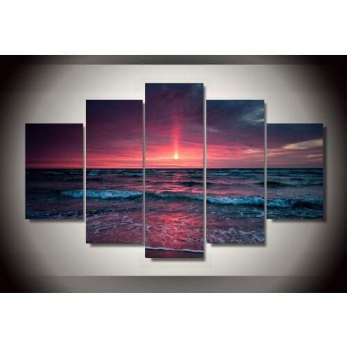 2016 New Unframed Printed Beach Sea Group Painting ChildrenS Room Decor Print Poster Picture Canvas Free Shipping High Quality