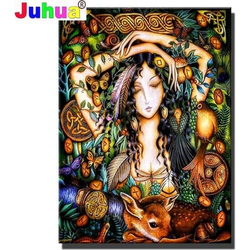 Volledige fruit Queen diamond painting daimond embroidery Deer Animal 5D full Square Drill Cross Stitch inlaid pattern 2021 Hot