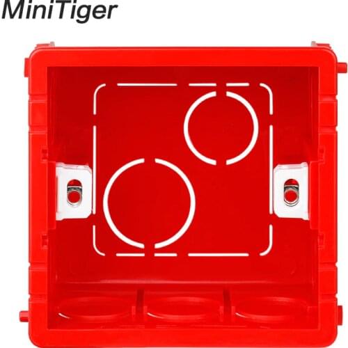 Minitiger Adjustable Mounting Box Internal Cassette 86mm*83mm*50mm For 86 Type Touch Switch and Socket Wiring Back Box
