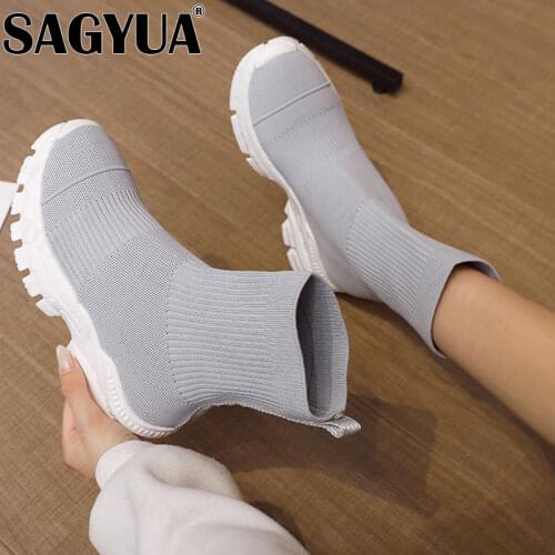 Женские ботинки SAGYUA China At AliExpress