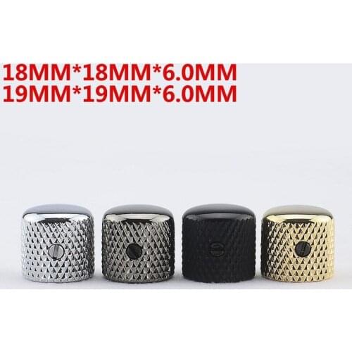 【Made in Korea】1 Piece Dome Metal Knob For Electric Guitar Bass ( #0832 )