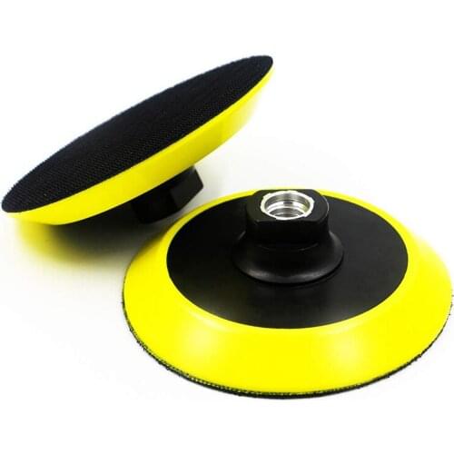 5 Inch(125mm) Hook and Loop Sanding Pad 5 Inch Sander Backing Plates with 5/8-11 Threads(2 Pack)