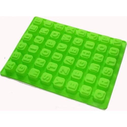 26 Letters of the Alphabet Square Ice Cube Jelly Chocolate Soap Silicone Mold