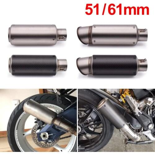 For Kawasaki Z900 Z650 VERSYS 1000 VULCAN/S 650cc Z750 Universal Motorcycle Exhaust Muffler Escape Moto Exhaust And DB killer