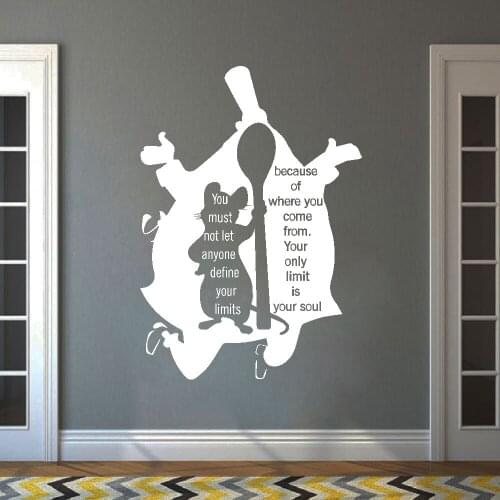 Your Only Limit Is You Quote Wall Decals Fitness Wall Decal Gym Motivational Vinyl Sticker Decor Art Quote Poster DW5804