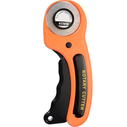 Leather Craft 45mm Rotary Cutter Leather Cutting Tool Leather Fabric Paper Circular Blade Knife DIY Patchwork Sewing Supplies