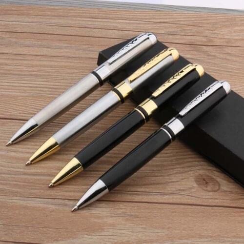 High Quality METAL 250 BALL PEN GOLDEN Stainless steel BALLPOINT PEN NEW Stationery Office Supplies ink pens