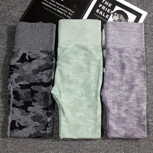 2021 New Colors Engry Seamless Camouflage Leggings High Waisted Women Sports Leggings Camo Fitness Yoga Pants Girl Sport Legging