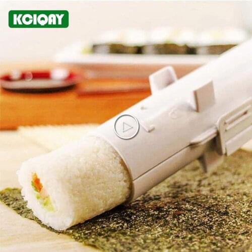1Pcs Sushi Maker Sushi Roller Rice Mold Sushi Bazooka Vegetable Meat Rolling Tool DIY Sushi Maker Machine Kitchen Sushi Tools