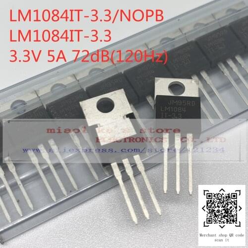 [10pcs]100%New Original; LM1084IT-3.3/NOPB LM1084IT-5.0/NOPB LM1084IT-ADJ/NOPB LM1084IT-3.3 LM1084IT-5.0 LM1084IT-ADJ LM1084
