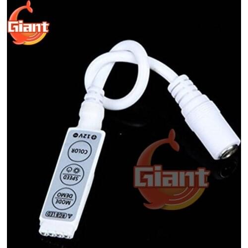 12V Connector LED Strip Touch Dimmer RGB Brightness Control LED Switch 3 Keys Dimming Amplifier RGB 5050 3528 Micro Controller