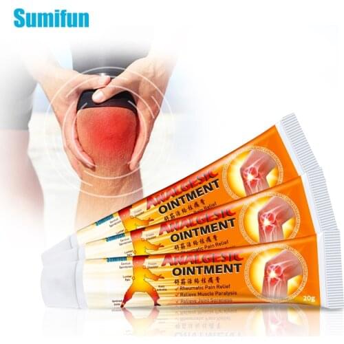 3pcs Sumifun Analgesic Ointment Joint Back Knee Pain Relief Cream Rheumatoid Arthritis Herbal Medical Plaster Skin Care P1150