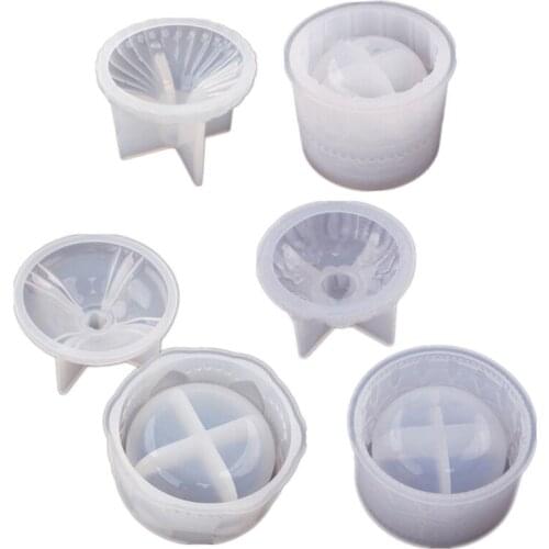 3 Styes Storage Box Resin Casting Mold with Lids Kit Jewelry Candy Jar Silicone Mold Container Epoxy Resin Silicone Mold