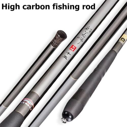 5.4m-7.2m Rock Fishing Rod High Carbon Super Hard Telescopic Fishing Rod For Big Fish Baitcasting Rod Sea Rod Medium Fast