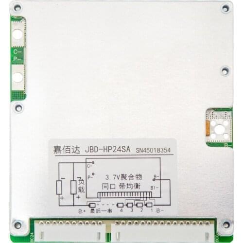 7 Series Ternary Protection Plate Charging Balance Lamp Temperature Control 18650 with 60V Lithium Battery Power