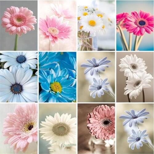 DIY 5D Diamond Painting Cross Stitch Scenery Full Round Resin Mosaic Diamond Art Embroidery Home Decoration Flower New Year Gift