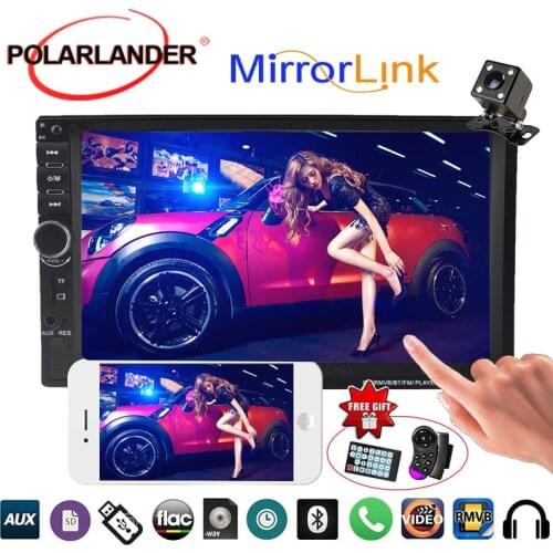 Autoradio 7 Inch Car MP5 Player Mirror Link Screen Bluetooth 2 Din Radio USB/TF FM Aux Touch Screen radio cassette player
