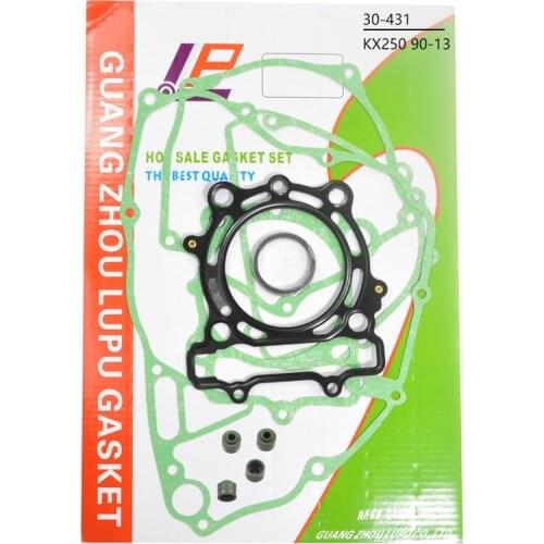 For Kawasaki KX250F KX250 F 90-13 Motorcycle Engine Crankcase Covers Cylinder Gasket Kit Set