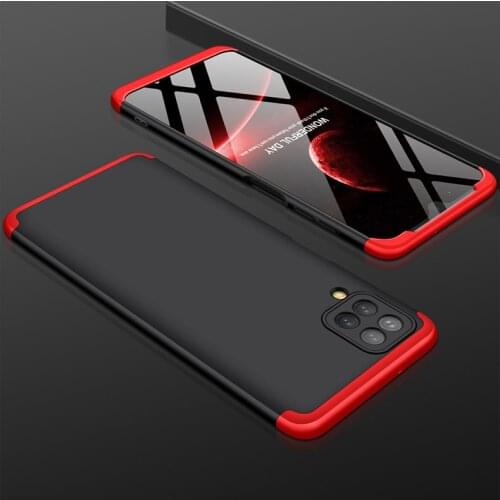 For Samsung Galaxy A12 Case 360 full Protection Case For Galaxy A12 A51 A71 A50 A30 A10 3 IN 1 Matte Hard Plastic Back Cover