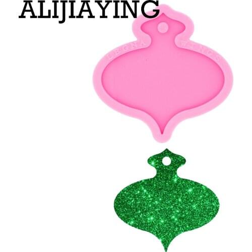 DY0465 Glossy Christmas Gift Bag silicone keychain mold for Epoxy Jewelry Making DIY Crafts Necklace