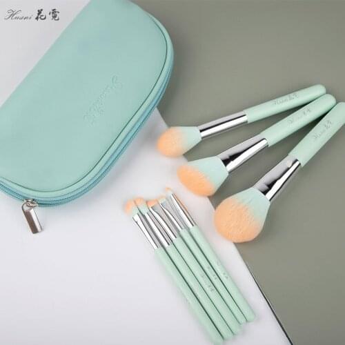 HNbeauty 8pcs/set Super Soft Hair Makeup Brush Professional with A Bag Women Foundation Blush Eyeshadow Cosmetics Tool for Face