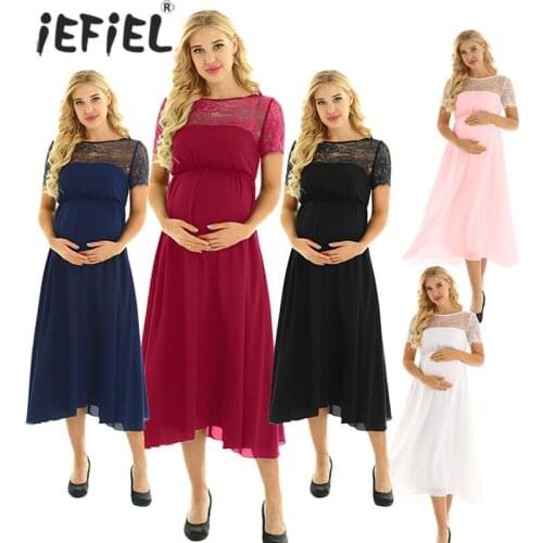 Кружевные платья для беременных iEFiEL China At AliExpress