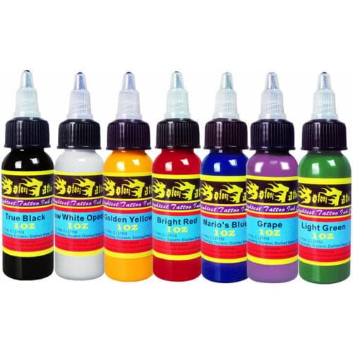 Stigma 30ML/Bottle Professional Natural Plant Tattoo Pigment Permanent Makeup Tattoos Ink Pigment For Body Art Paint