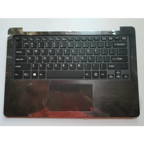 New for Sony Vaio SVF13N1J2R SVF13N1L2R SVF13N1S0C SVF13N1L2E Palmrest black US laptop Keyboard backlit