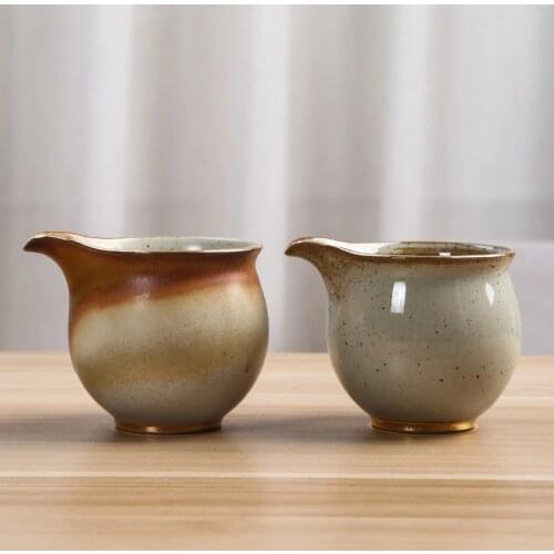 Pitcher Ceramic Tea Serving Pot Retro Stoneware Antique Kombucha Thick Tea Serving Cup Tea Strainer Fair Mug Tea Accessories