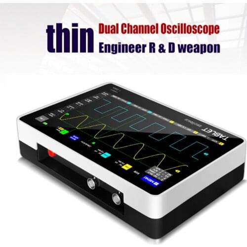 New FNIRSI-1013D Touch Screen Mini Tablet Multifunctional Dual Channel 100M Bandwidth 1GS Sampling Rate Digital Tablet Oscillosc