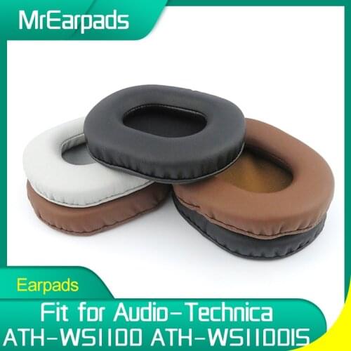 MrEarpads Earpads For Audio Technica WS1100IS WS1100 ATH-WS1100IS ATH-WS1100 Headphone Headband Rpalcement Ear Pads Earcushions