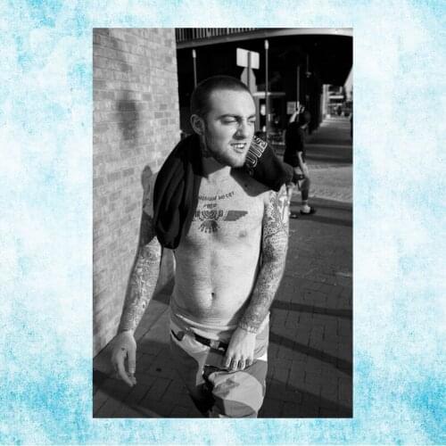 Mac Miller Rapper Star Rap Wall Art Painting Print Silk Canvas Poster 13x20 24x36 Inch For Home Decor Decoration-010