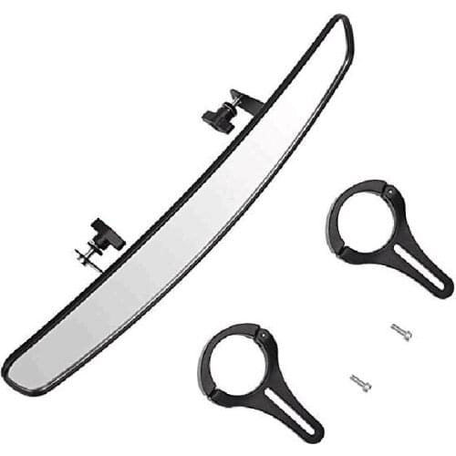 NEW-16.5 Inch Wide Rear View Race Mirror Convex Mirror with 1.75-2 Inch Clamp for ATV UTV Yamaha,Polaris,Kawasaki