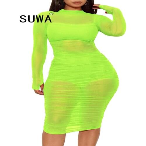 Solid Color Sexy Club 3 Piece Outfits For Women Sets Clothes Long Sleeve Bodycon Dresses + Sleeveless Crop Tops + Shorts