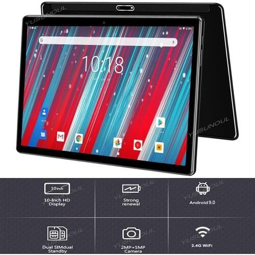 New Design 2+32GB ROM 10 inch tablet android 9.0 google play GPS WiFi Bluetooth IPS 1280*800 Tablette 10.1" 64GB TF Card Gift