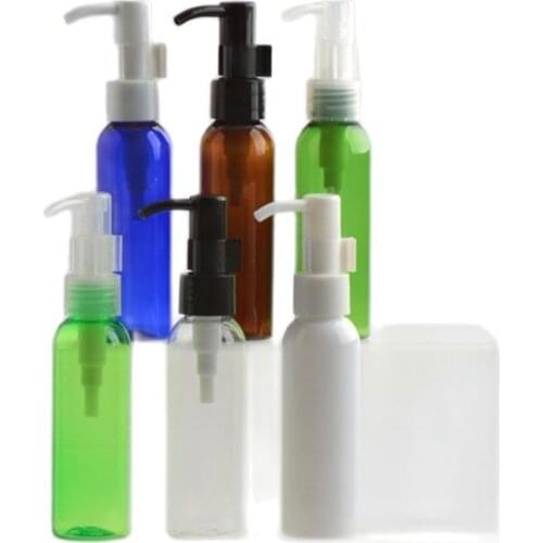 60ml plastic pump bottle with transparent/black/white oil pump for water/toilet/toner/lotion/emulsion/shampoo/cleansing oil