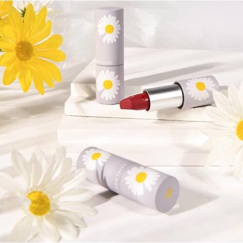 Heartbeat Daisy Lipstick Fashion Nude Velvet Lipstick Lip Pigment For Women Makeup Lipstick T1152