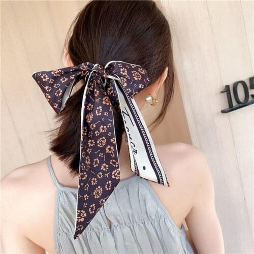 Hair Bands Tiara Women Bandana Silk Scarf Cloth Ribbon Female Украшения для Bолос Japanese And Korean New Cool In Spring, Summer