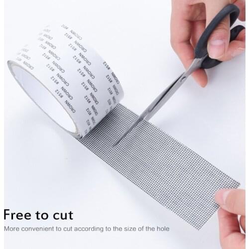 Anti-mosquito Mesh Sticky Wires Patch Repair Tape Stickers Mesh Window Screen Practical Repair Broken Hole Practical Fix Net