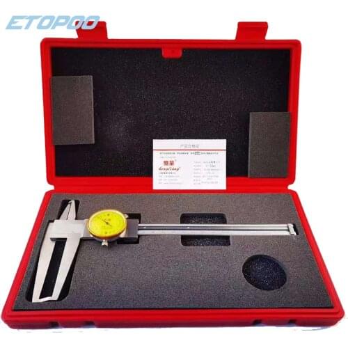 Inside Groove dial Vernier Caliper 9-150mm 0.02mm stainless Steel Inner Vernier Calipers Double Claw Professional tool