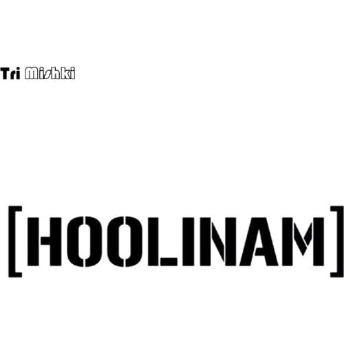Tri Mishki HZX269 6.1*30cm 10*47.3cm hoolinam funny car stickers Vinyl Decals auto car sticker