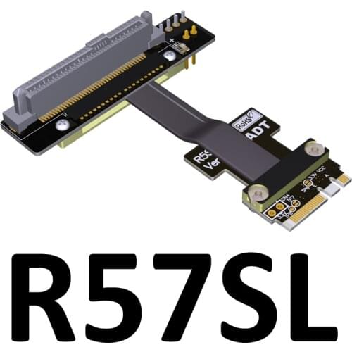 U.2 nvme ssd to m.2 U2 to M2 key a.e. SFF-8639 wifi pcie extension cable for intel motherboard PCIe3.0x1 gen3 8G/bps