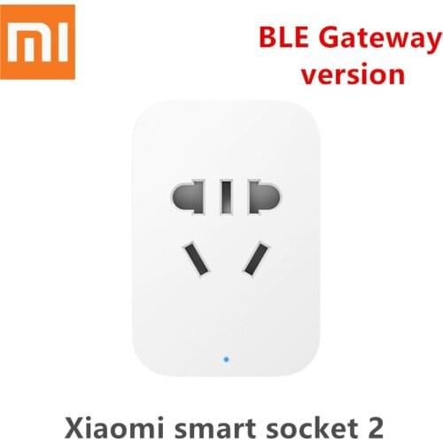 Xiaomi Mijia Smart WiFi Socket 2 Plug bluetooth gateway Versio APP Remote Control Timer Power Plug Power Detection Plug Work