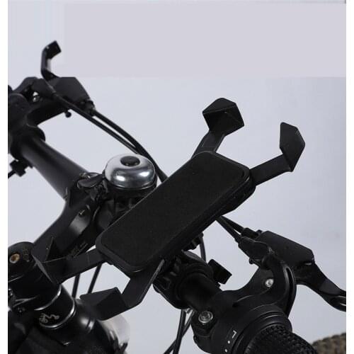 Bicycle Phone Holder For iPhone Samsung Motorcycle Mobile Cellphone Holder Bike Handlebar Clip Stand GPS Mount Bracket