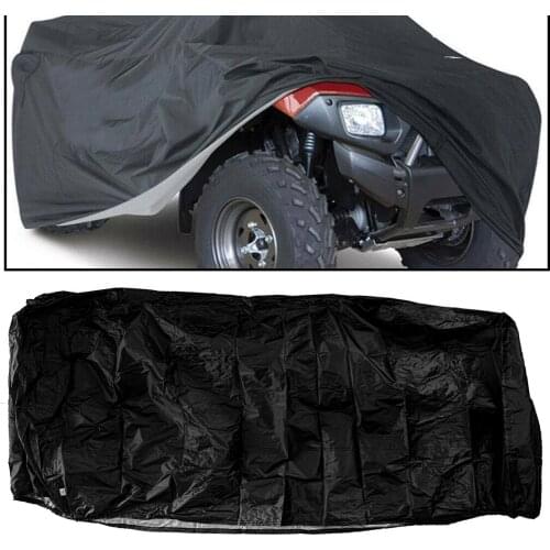 Black Waterproof ATV Cover Storage Protection Accessories Fit For Yamaha Raptor 250 350 50 660R 700 700R