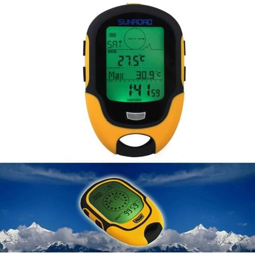 Waterproof FR500 Multifunction LCD Digital Altimeter Barometer Compass