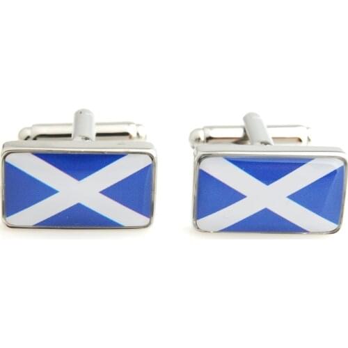 YH-1840 UK,Scotland, Spain,Netherlands Flag Cufflinks